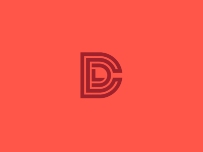 A red background with the letter d in it.